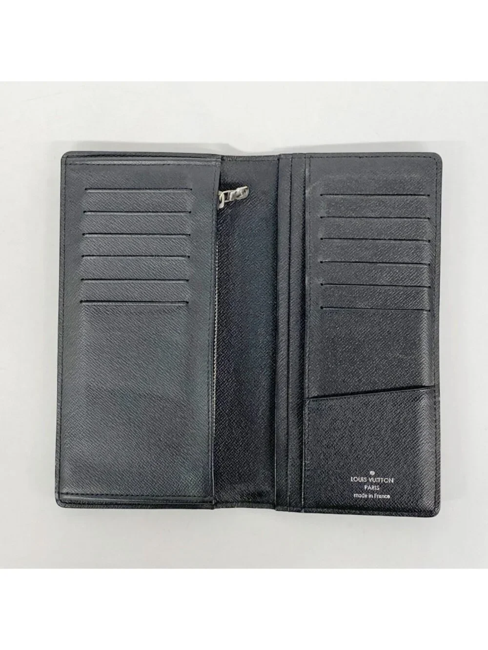 Louis Vuitton Wallet Damier Graphite Portefeuille Brazza Black